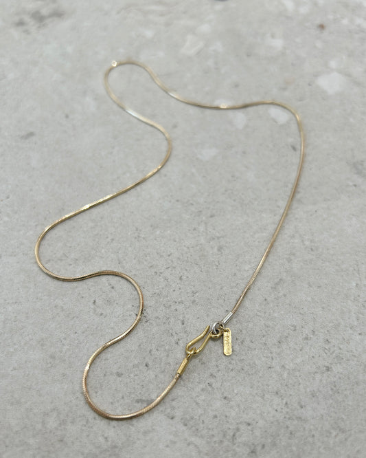 Lissom Snake Necklace Thin - vergoldet