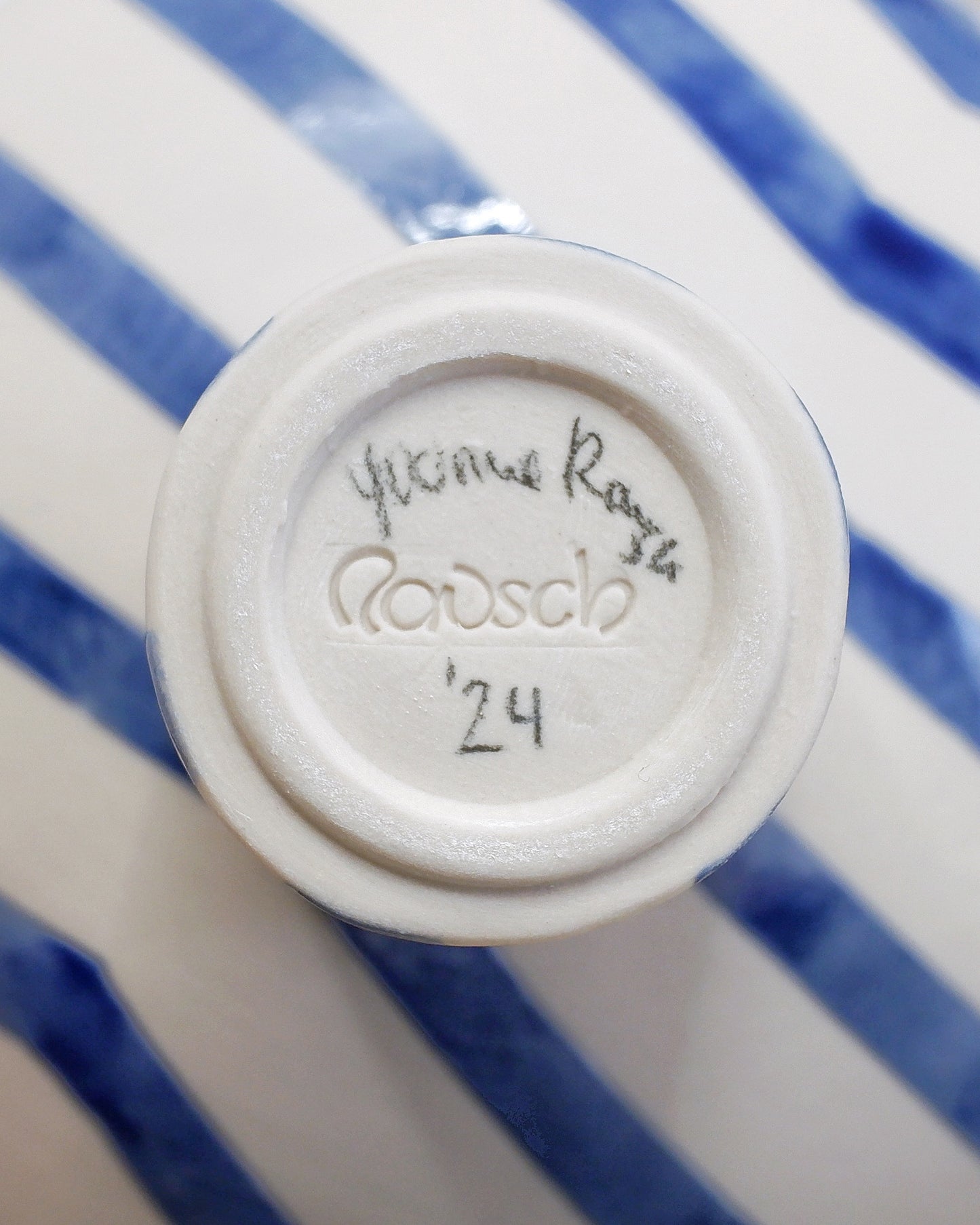 Blue / White Zebrino