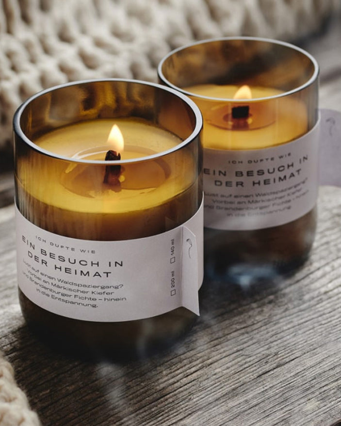 Scented candle - A visit home