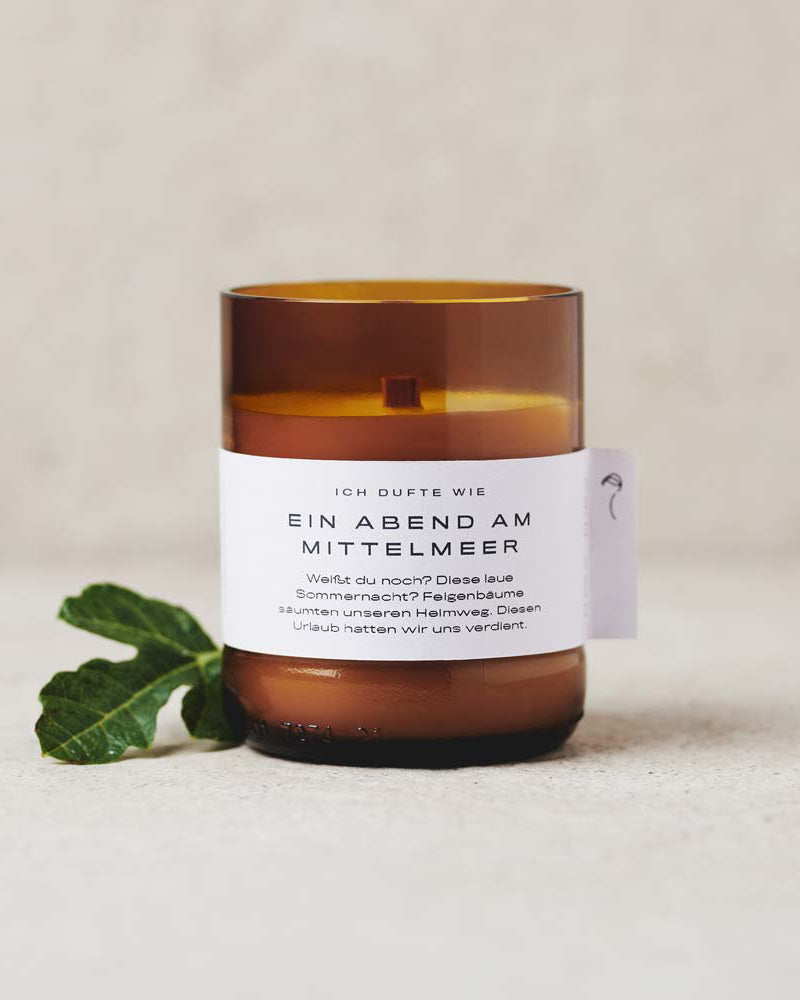 Scented candle - An evening on the Mediterranean