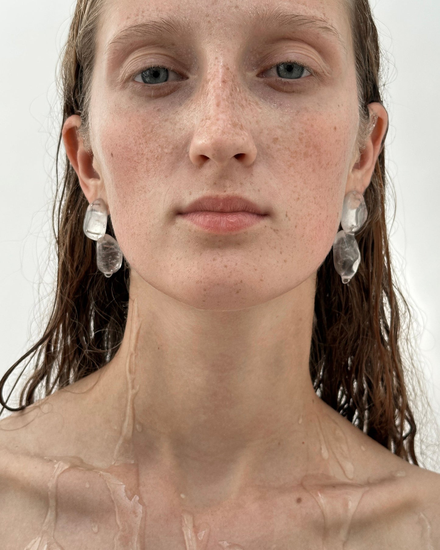 Crystal Pebbles Earrings No2