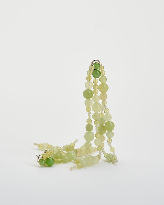 Light Green Jade Glyzinia Earrings