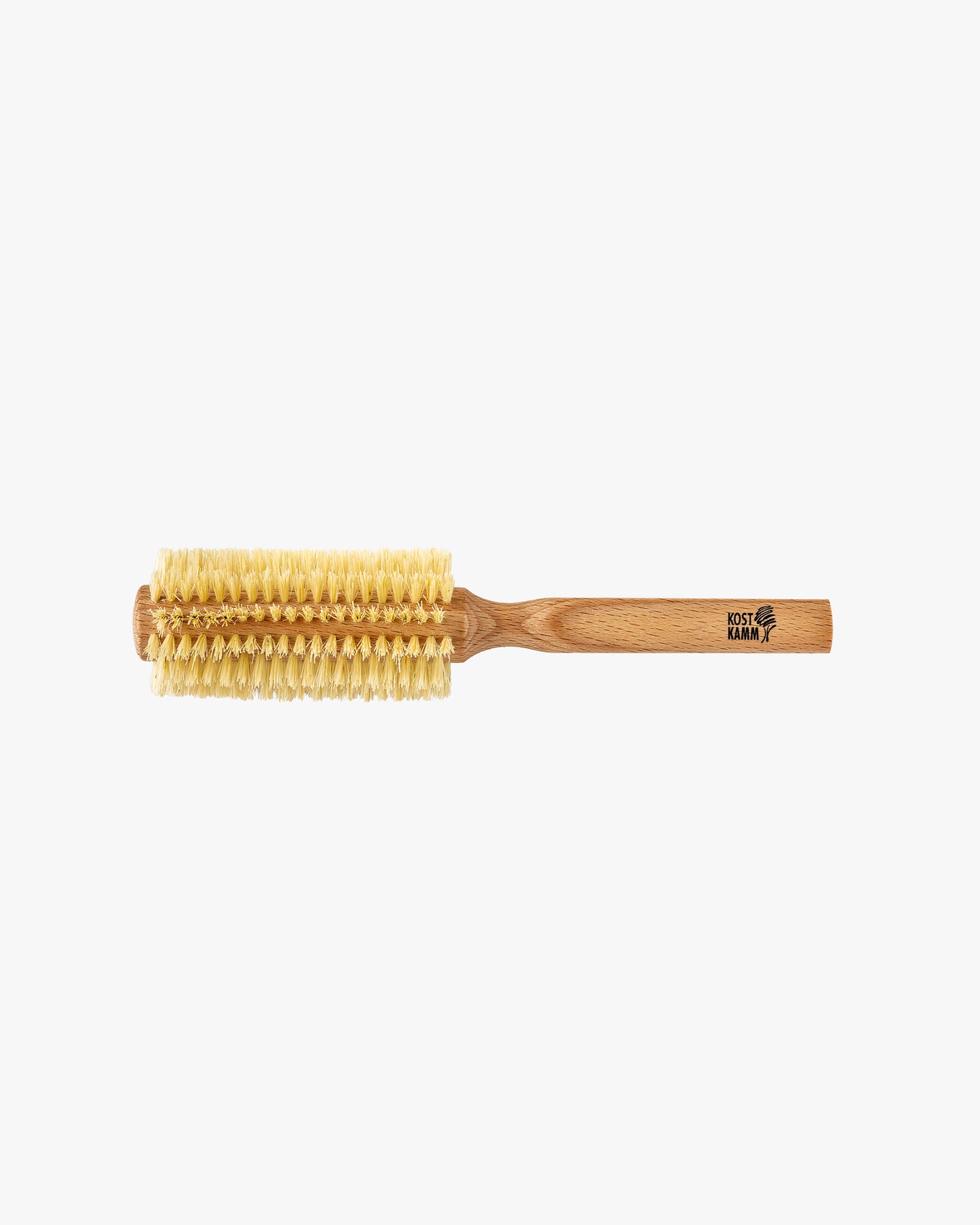 Blow-dryer brush with sisal bristles