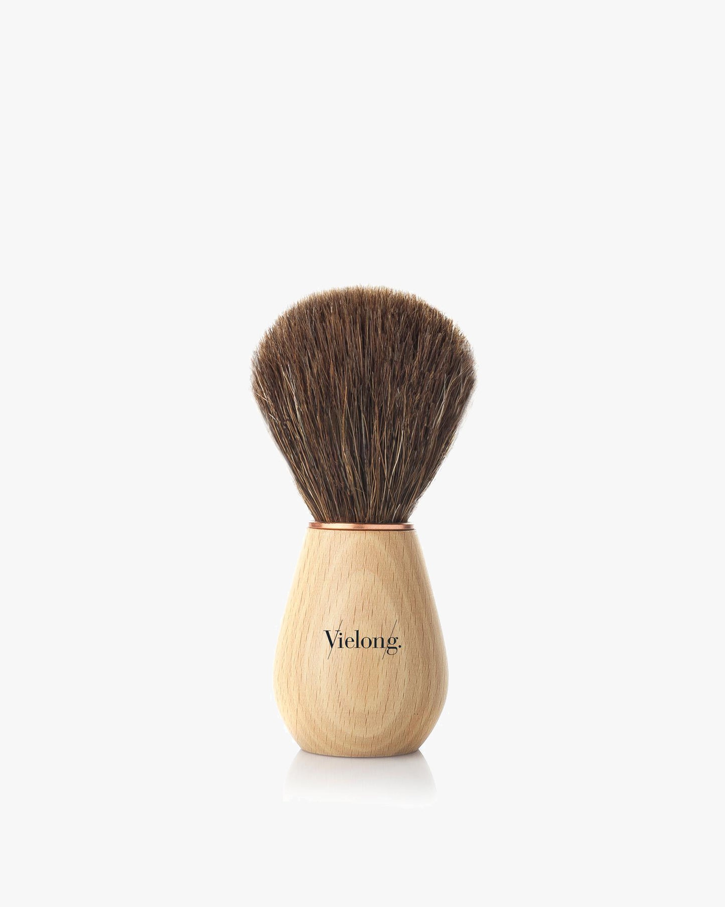 Horsehair shaving brush – round shape
