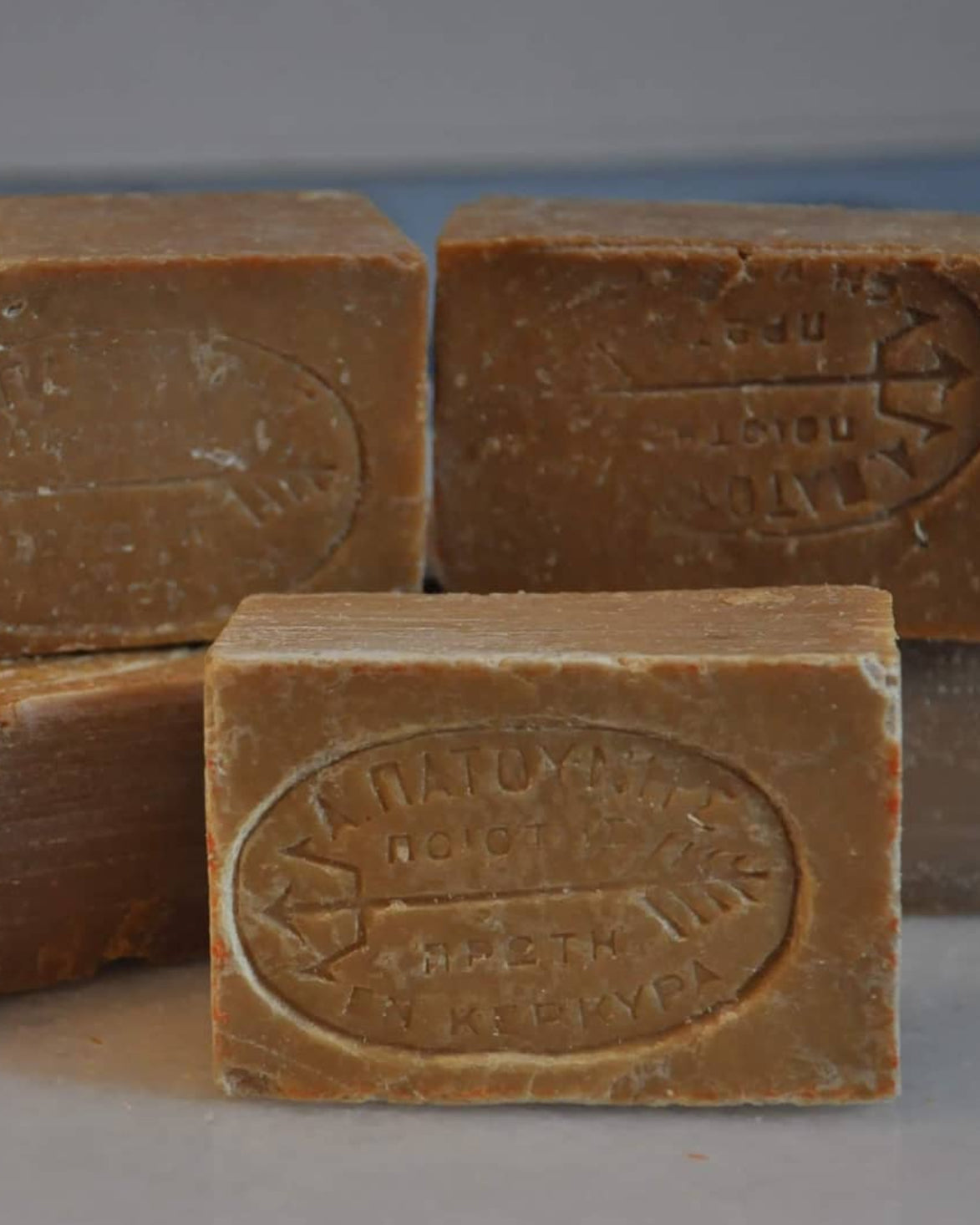 Green olive oil soap