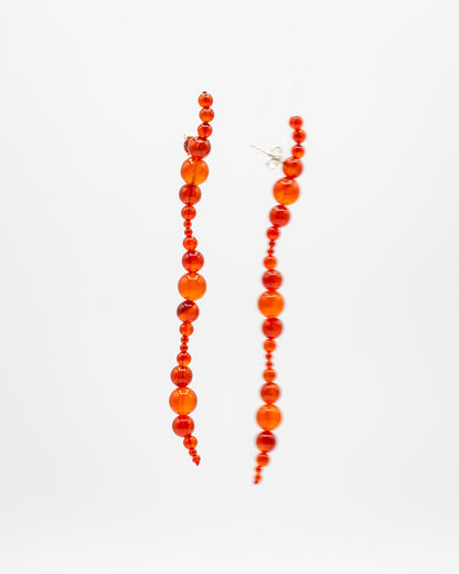 Blood Orange Lone Glyzinia Earrings