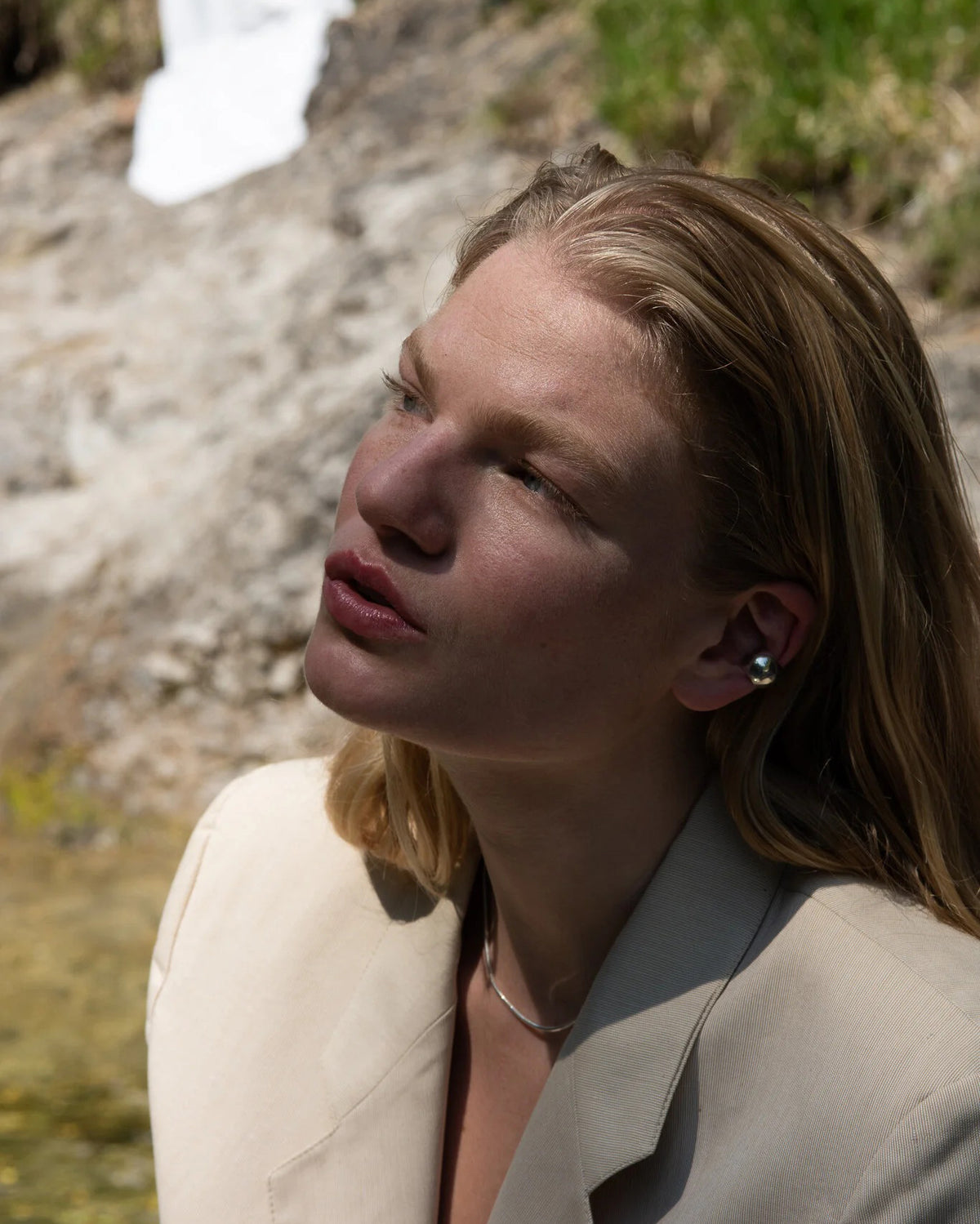 Full Moon Earcuff - vergoldet