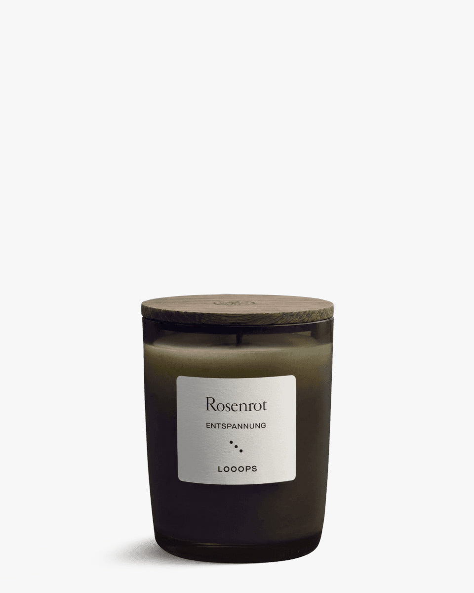 Scented candle – Rosenrot