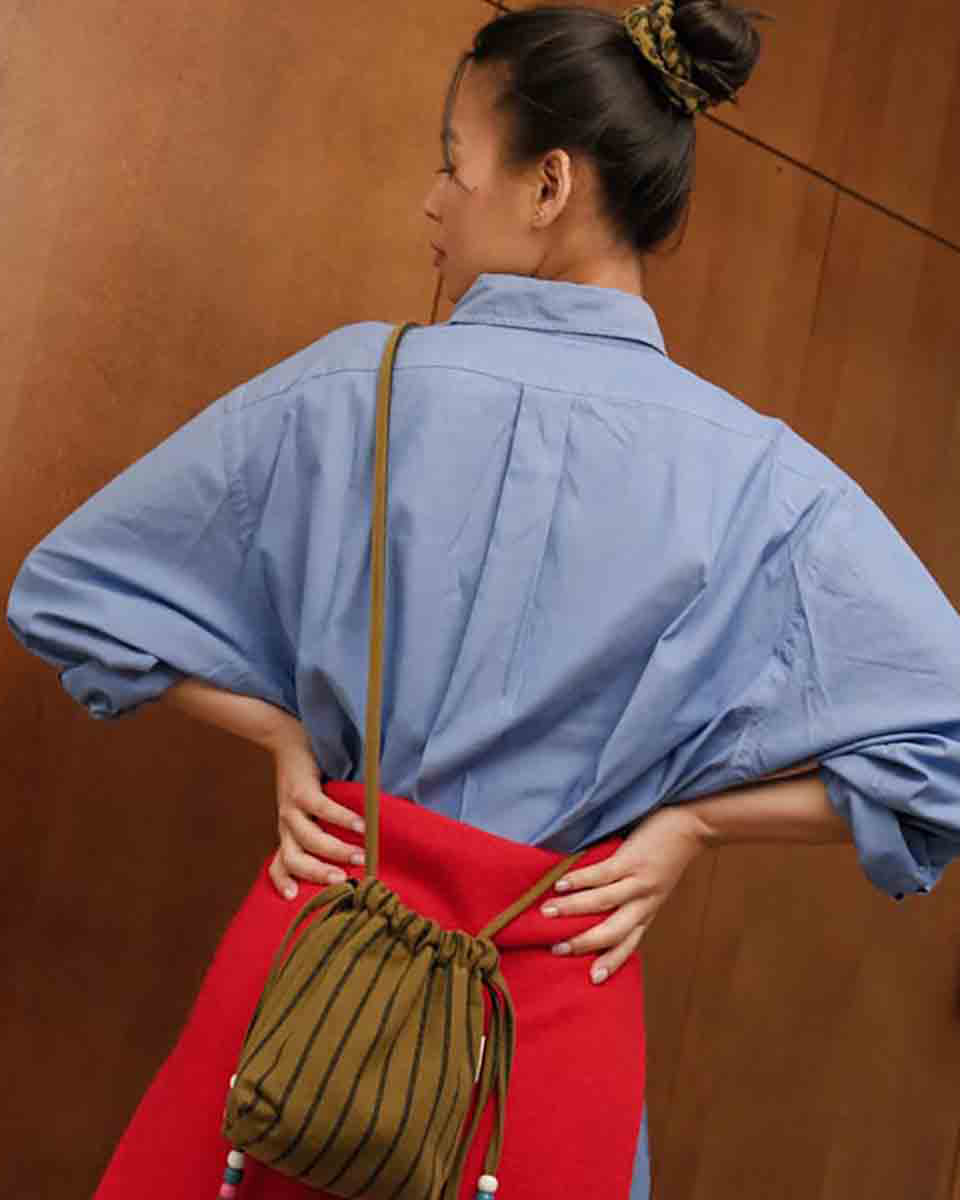 Mini Bag Billie | Tennis Stripes Olive