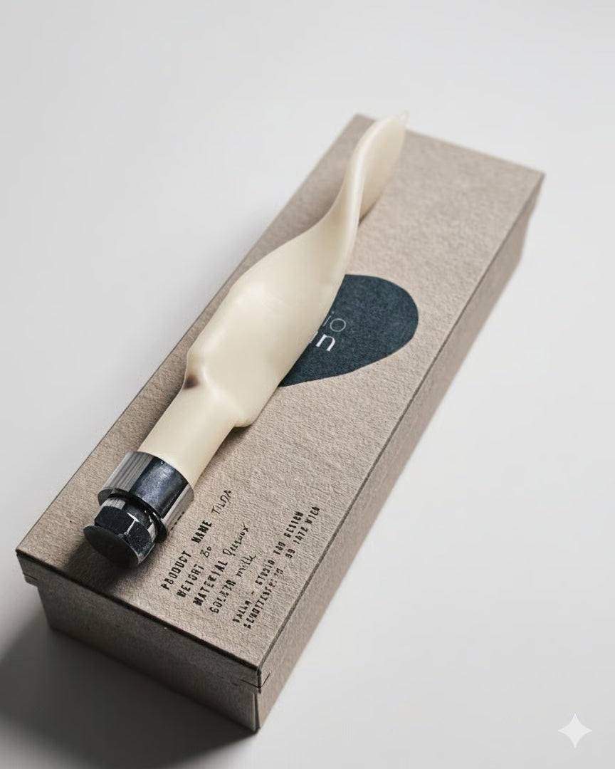 Tilda - Skulpturale Kerzen aus Bienenwachs