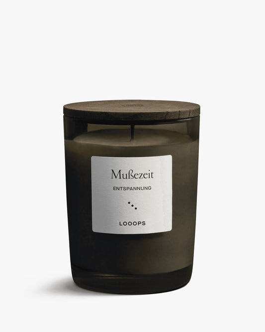 Scented candle – Mußezeit