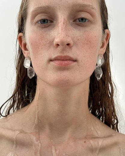 Crystal Pebbles Earrings No2