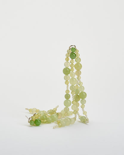 Light Green Jade Glyzinia Earrings