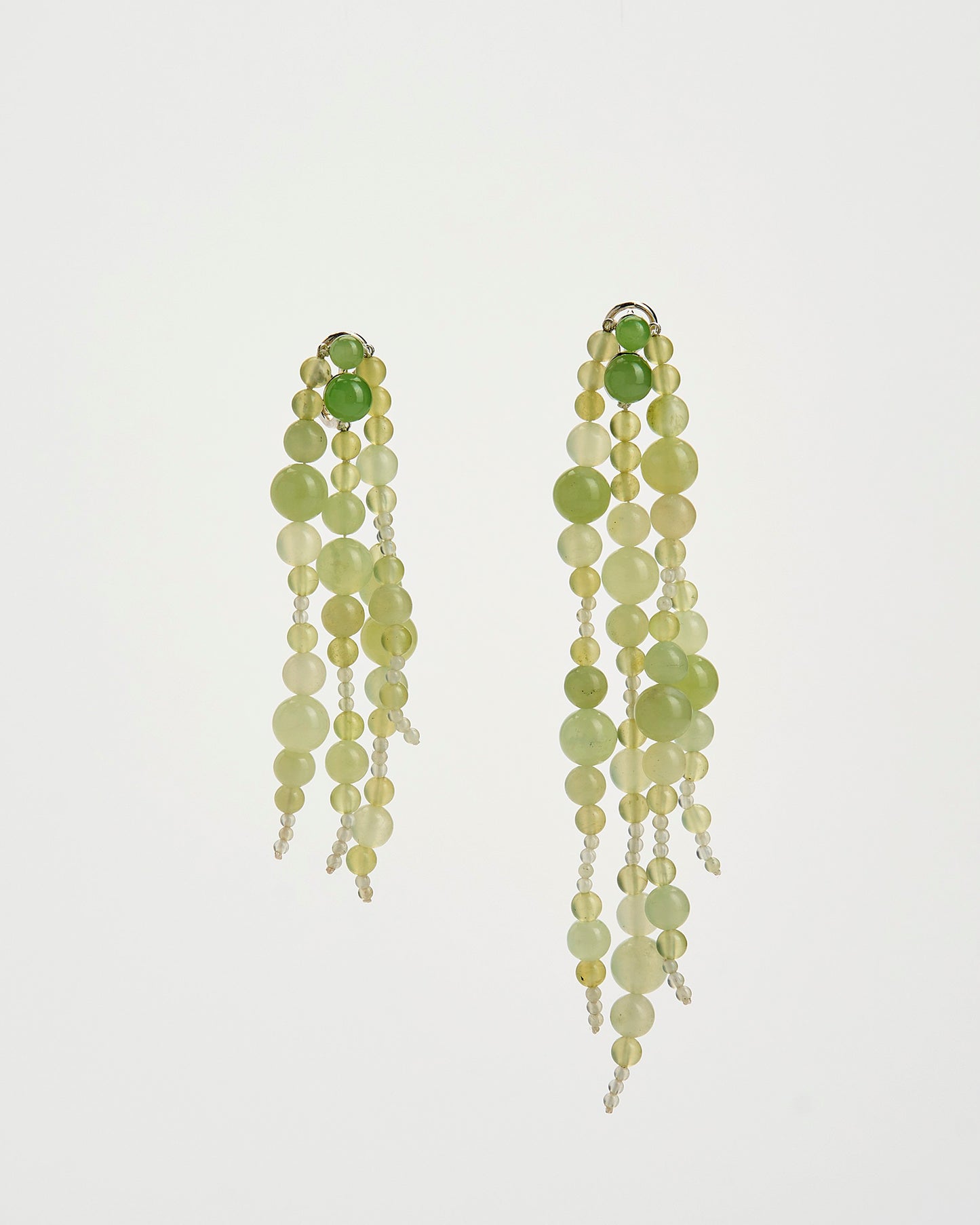 Light Green Jade Glyzinia Earrings