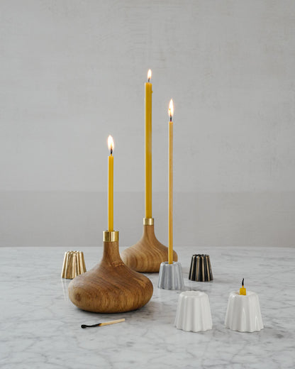 Beeswax dinner candles