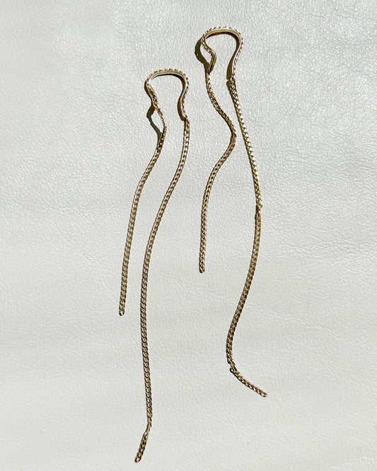 Spring Earcuff - gold-plated