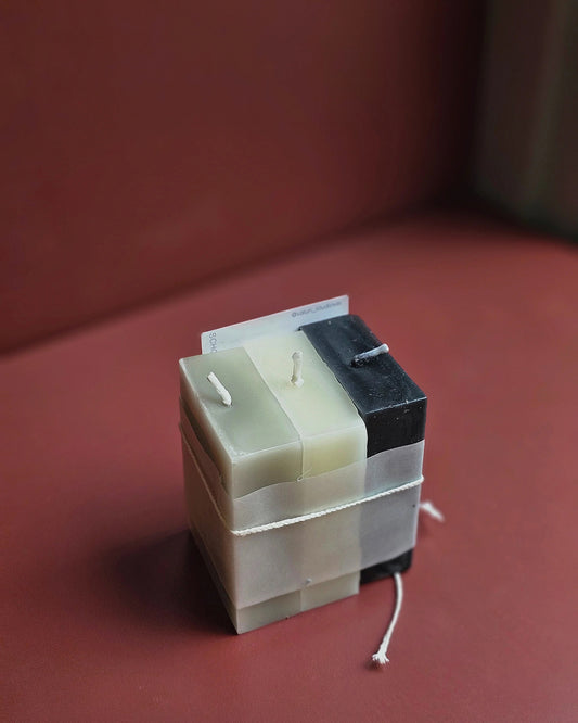 Frank Set - Skulpturale Kerzen aus Bienenwachs