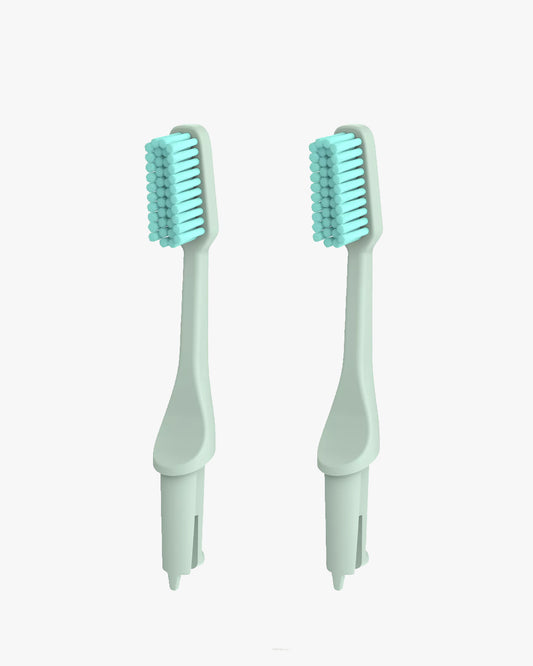 Replacement heads for TIO toothbrush "medium"